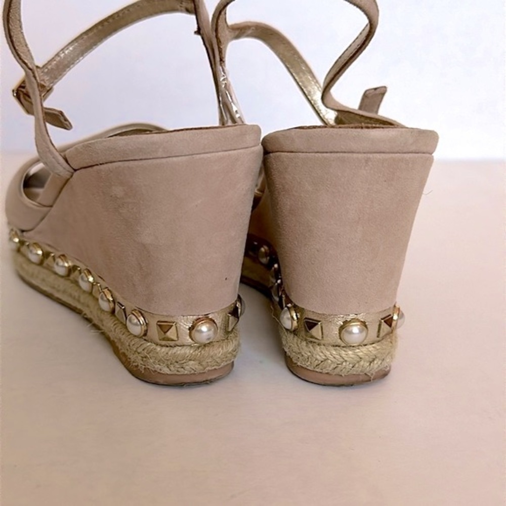 LILLY PULITZER Hadley Suede Wedge Espadrilles. Sz 9 - Picture 5 of 12